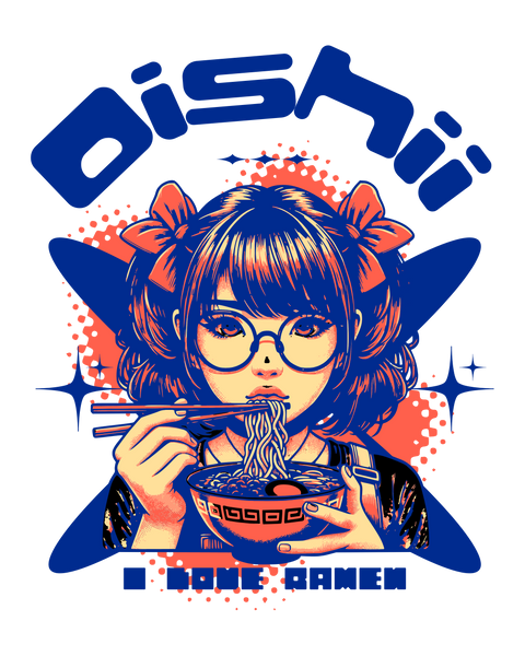 Oishii – I Love Ramen Girl Japan Tee