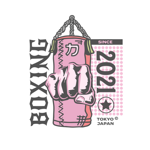 Camiseta Tokyo Boxing 2021 – Estilo Retro Japonés x Stampia 🥊🗼🌸