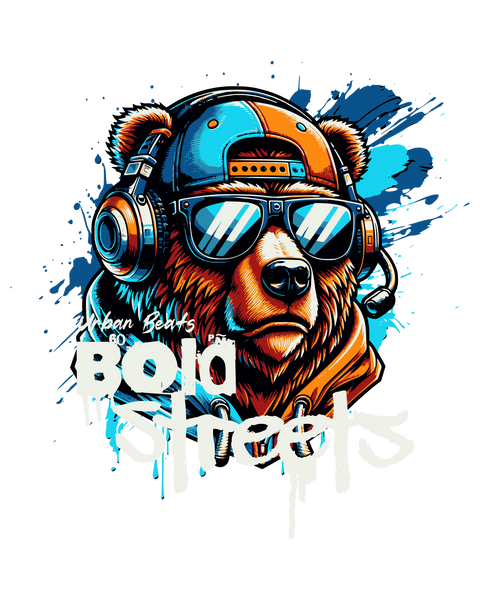 Camiseta Urban Beats – Bold Streets, Estilo Callejero Animal