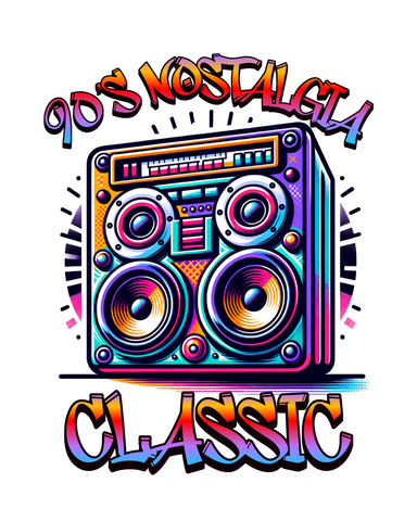 Camiseta Stampia 90s Nostalgia Speaker Classic