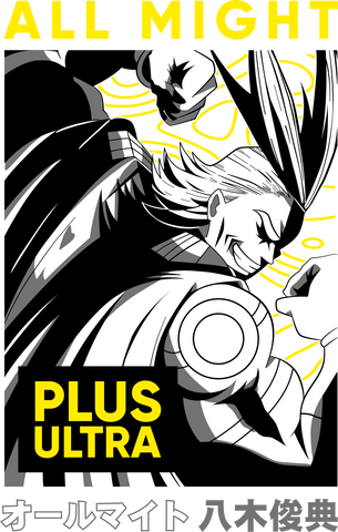 Camiseta All Might – My Hero Academia x Stampia 💪⚡