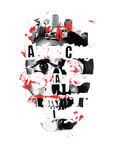 Camiseta Stampia Anarchy State of Mind - DTF 100% Algodón