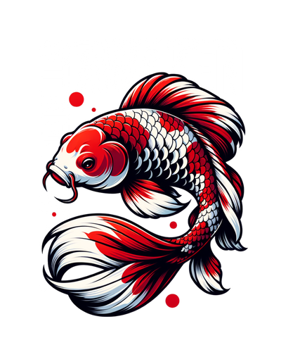 Camiseta Awaken Koi DTF Streetwear Zen 100% Algodón - Stampia