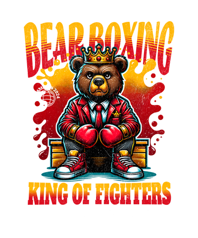 Camiseta Bear Boxing – King of Fighters x Stampia 🐻👑🥊