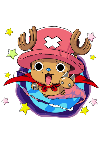 Camiseta Chopper 🧸 One Piece x Stampia 🌈⭐