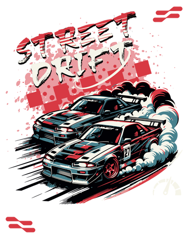 Camiseta Street Drift – Cultura de Derrape Japonés