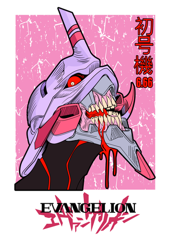 Camiseta EVA 01 Brutal Mode – Evangelion x Stampia 🔩💥