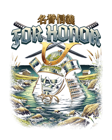 Camiseta Stampia FOR HONOR Samurai Japonés | DTF 100% Algodón