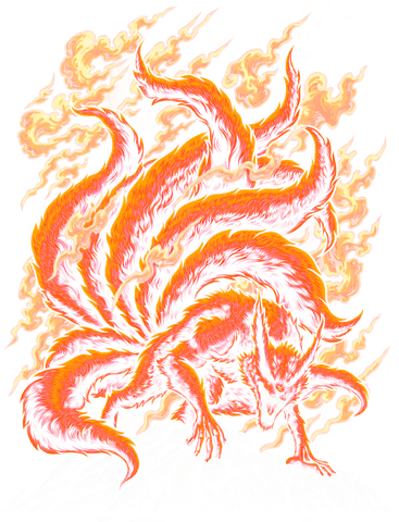 Camiseta Kurama Legendaria – Naruto x Stampia 🔥🌀