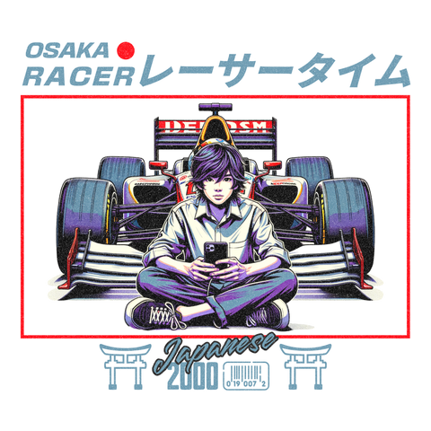 Camiseta Osaka Racer – Espíritu Nipón de Velocidad
