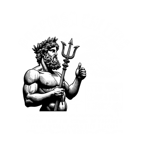 Poseidon Calling – Camiseta Mítica Surf & Power DTF