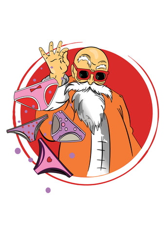 Camiseta Roshi Mastered – Dragon Ball x Stampia 🥷🍑