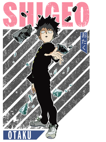 Camiseta Shigeo Mob Psycho – Stampia ⚡🌀