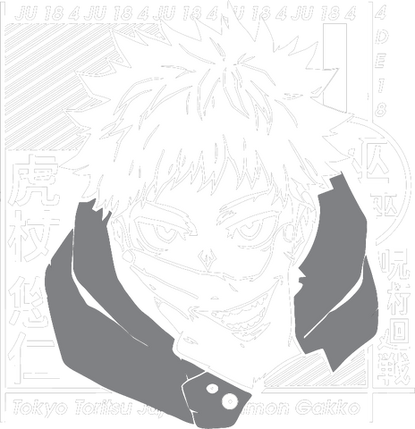 Camiseta Yuji Itadori – Jujutsu Kaisen x Stampia 🧿⚔️